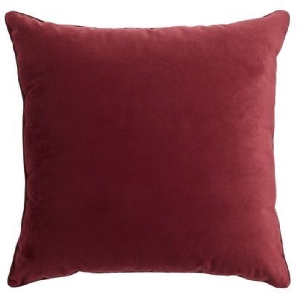 COPY - Oversized plush pillow, Cabernet